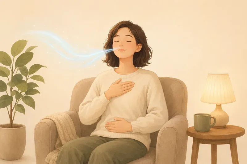 불안한 몸을 먼저 안정시키는 최소 행동