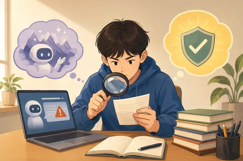 AI가 틀릴 때 성적은 무너진다