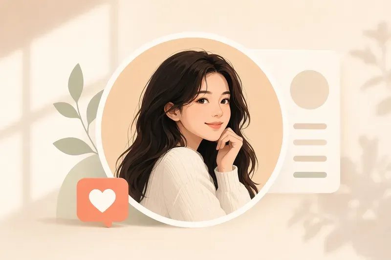 인물·프로필·감성 사진 프롬프트