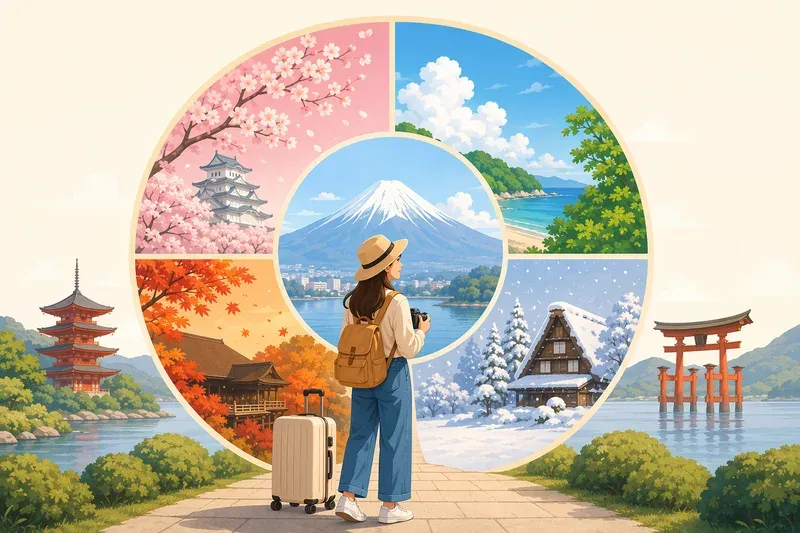 계절별 일본 여행 전략