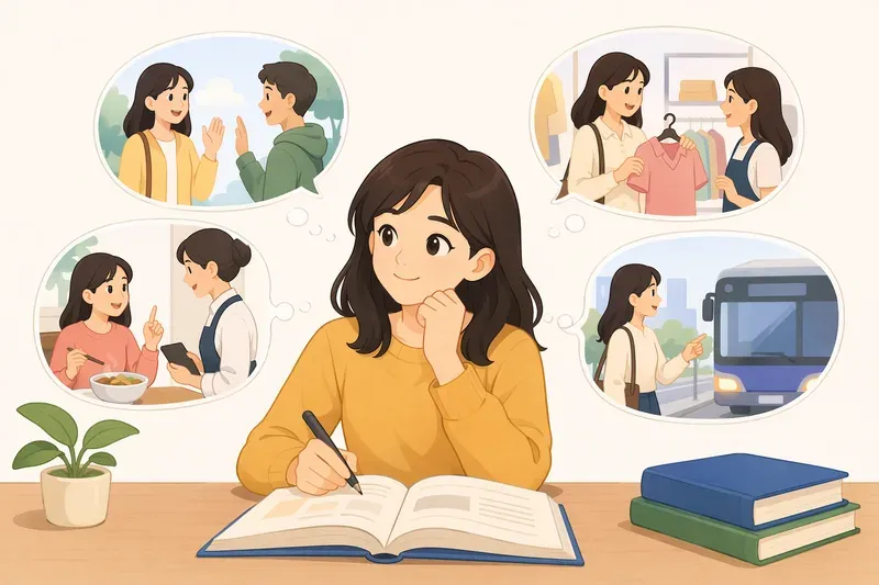 상황별 일상 회화 패턴