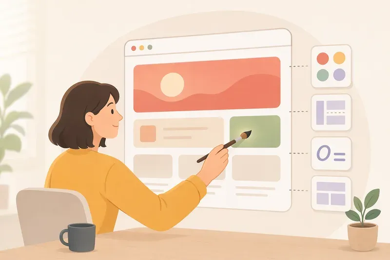 디자인을 바꾸는 가장 쉬운 방법