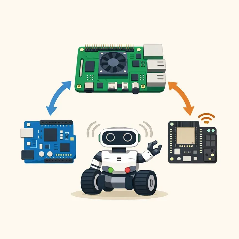 라즈베리파이와 마이크로컨트롤러 연결