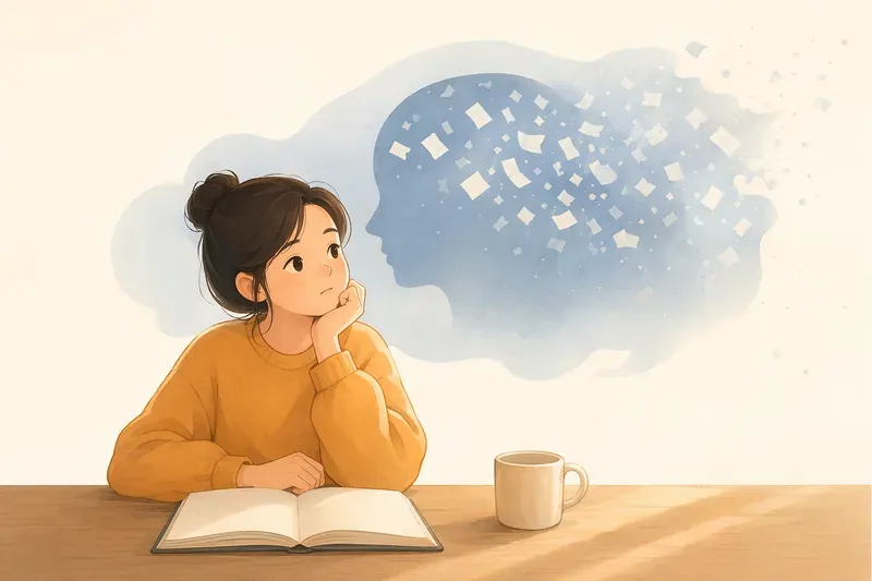 우리는 왜 배운 것을 금방 잊는가