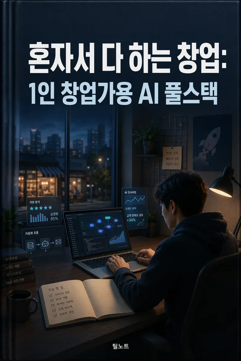 혼자서 다 하는 창업: 1인 창업가용 AI 풀스택