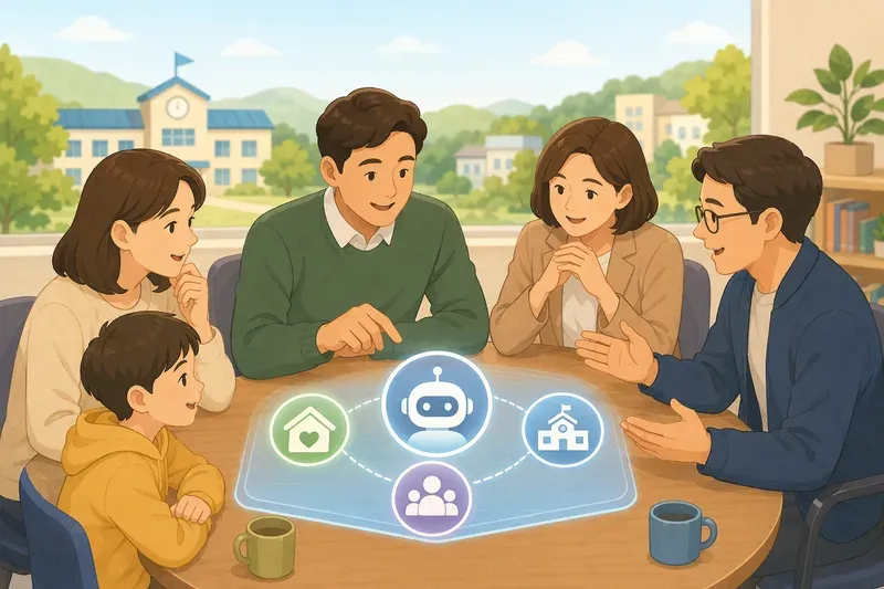 학교와 함께 만드는 우리 가족 AI 교육 계획