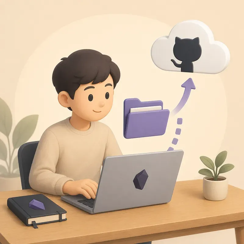 GitHub Desktop으로 명령어 없이 백업 시작하기