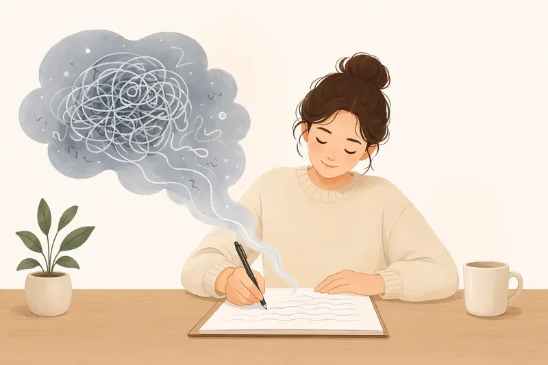 머릿속 폭주를 멈추는 생각 정리법