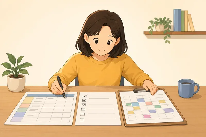 표, 데이터, 일정 정리를 생활 도구로 바꾸기