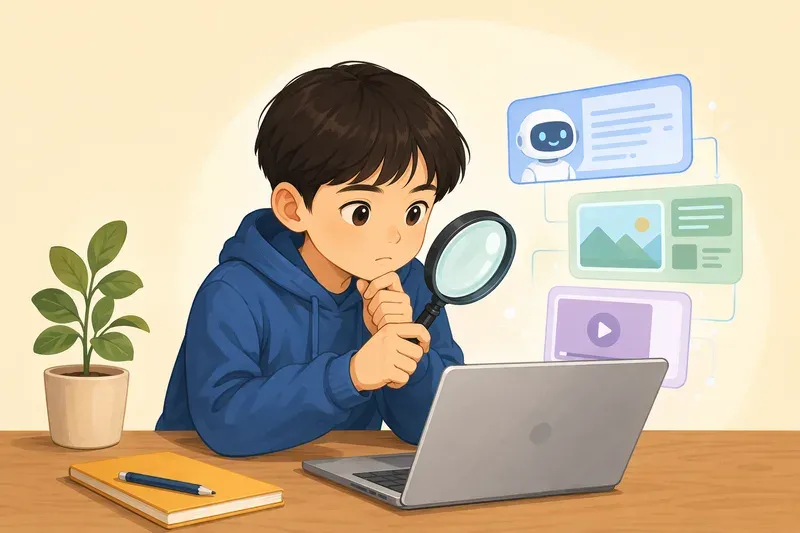 AI 리터러시의 핵심은 비판적으로 확인하는 힘