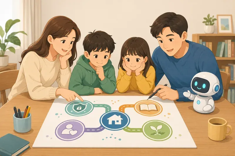 우리 집 AI 교육 로드맵 만들기
