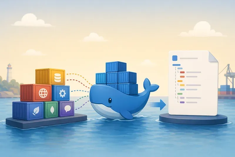 Docker Compose의 역할과 기본 구조