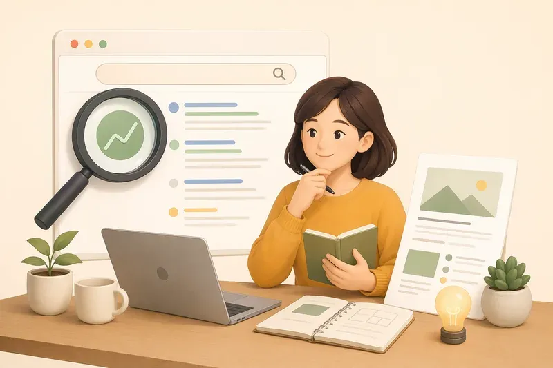검색 유입을 만드는 키워드 설계