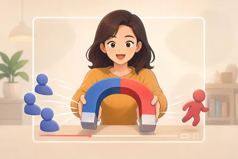 시청자는 왜 계속 보거나 바로 떠나는가