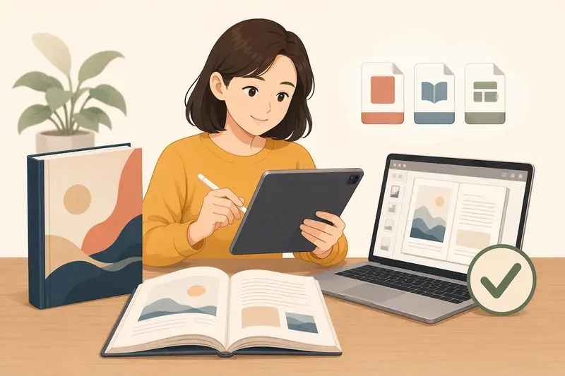전자책 디자인·포맷·검수 실전