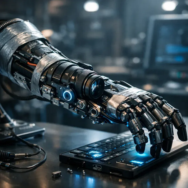 덕테이프와 구형 카메라로 만든 AI 해킹 암, AutoProber의 의미