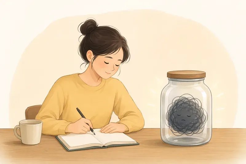 오늘도 도망치고 싶은 마음에게 이름 붙이기