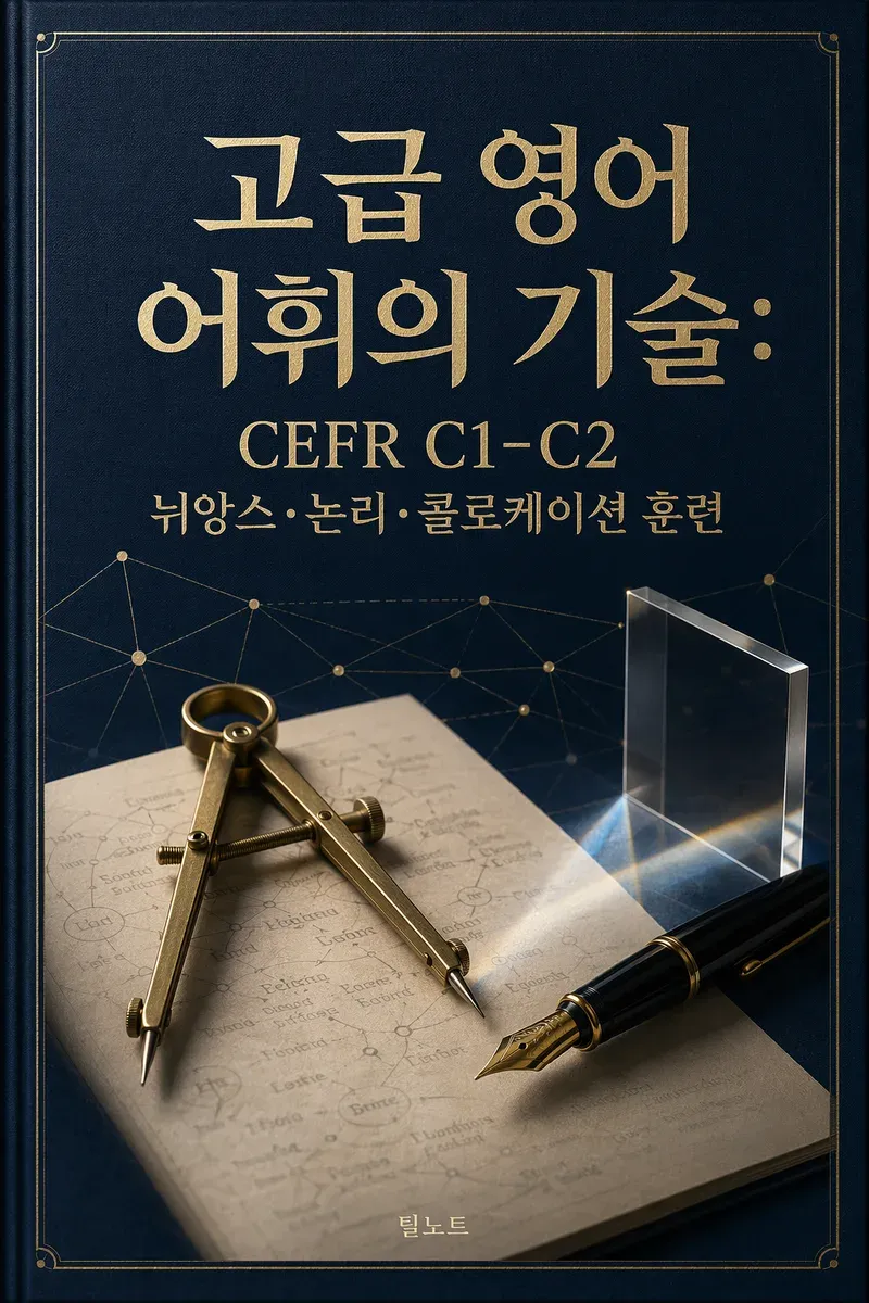고급 영어 어휘의 기술: CEFR C1–C2 뉘앙스·논리·콜로케이션 훈련