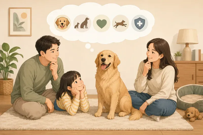 우리 집에 맞는 개 선택하기