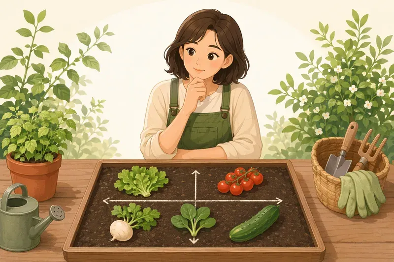 초보자에게 맞는 첫 작물 고르기