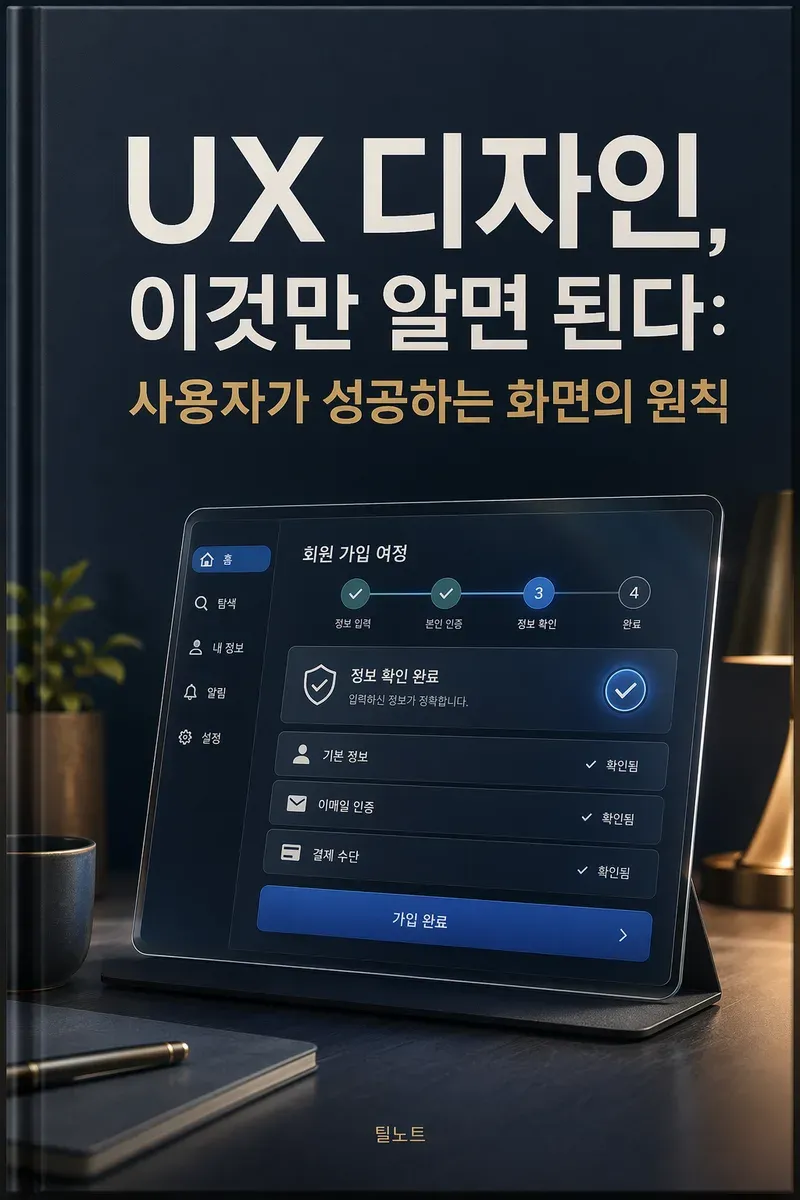 UX 디자인, 이것만 알면 된다: 사용자가 성공하는 화면의 원칙
