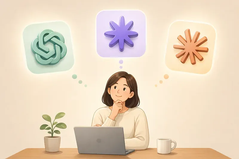 AI 모델 고르는 법 뜻 — 챗GPT·클로드·제미나이 중 무엇을 써야 할까