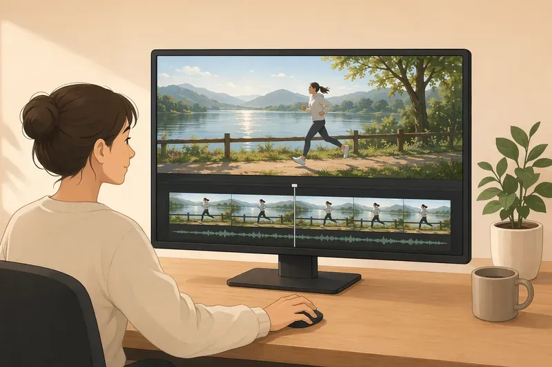 자연스럽게 이어 붙이는 기본 컷