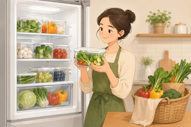 냉장고 관리와 장보기 전략