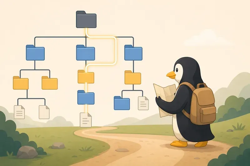 Linux 파일 시스템에서 길 찾기