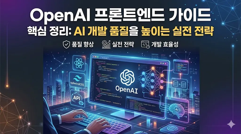 OpenAI 프론트엔드 가이드에서 배우는 실전 앱 디자인(UI/UX) 설계법 - TILNOTE
