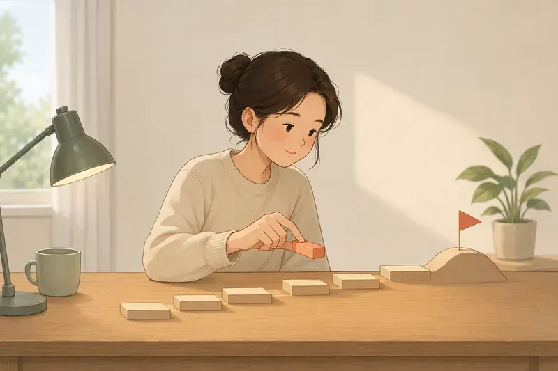 일과 공부를 끝까지가 아니라 다음 지점까지 하기