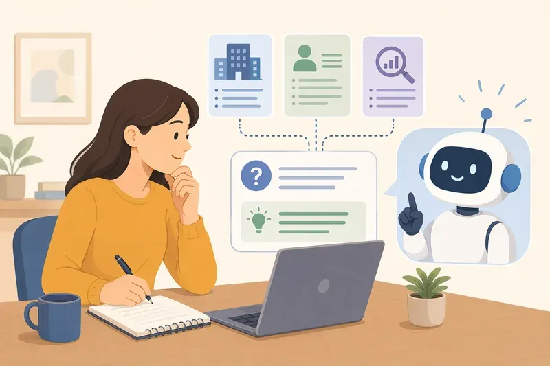 AI 면접 코치로 예상 질문과 답변 만들기