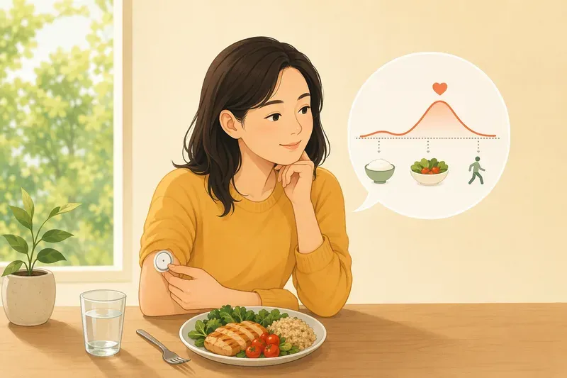 내 몸에 맞는 혈당 패턴을 찾는 기록법