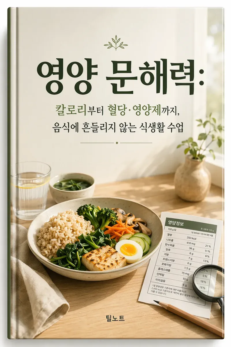 영양 문해력: 칼로리부터 혈당·영양제까지, 음식에 흔들리지 않는 식생활 수업