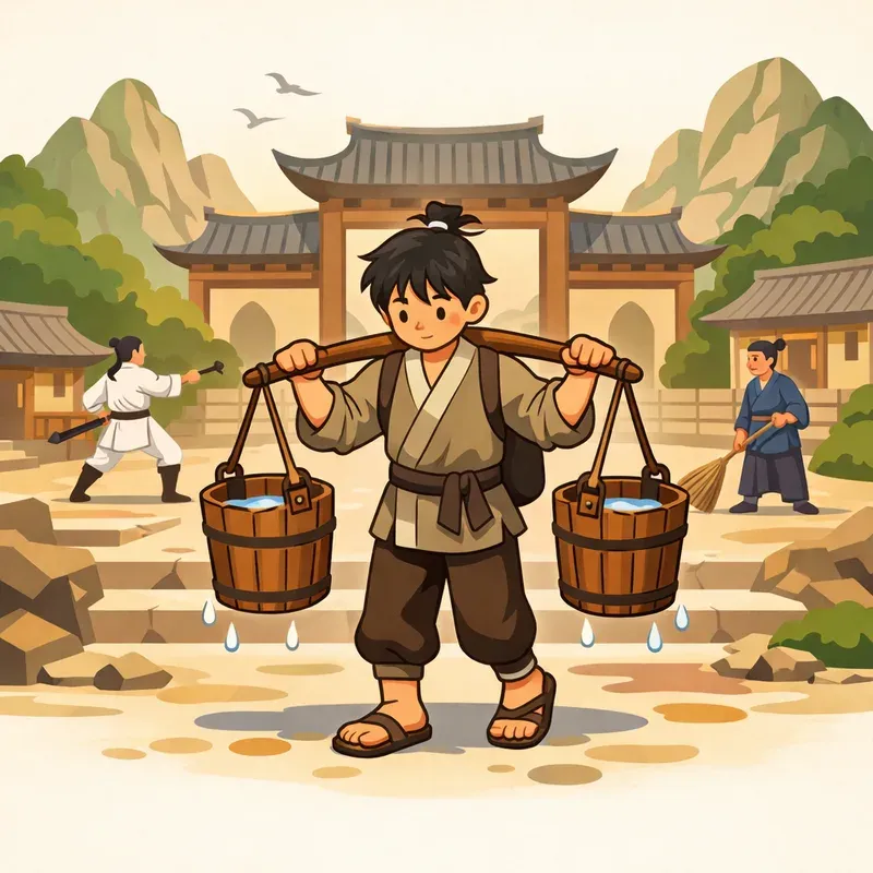 천학문 외원의 잡역제자