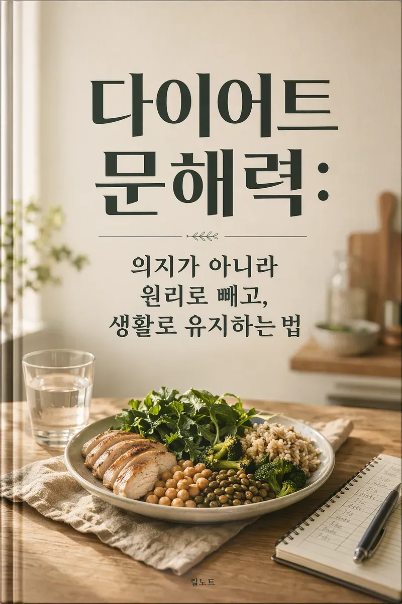 다이어트 문해력: 의지가 아니라 원리로 빼고, 생활로 유지하는 법