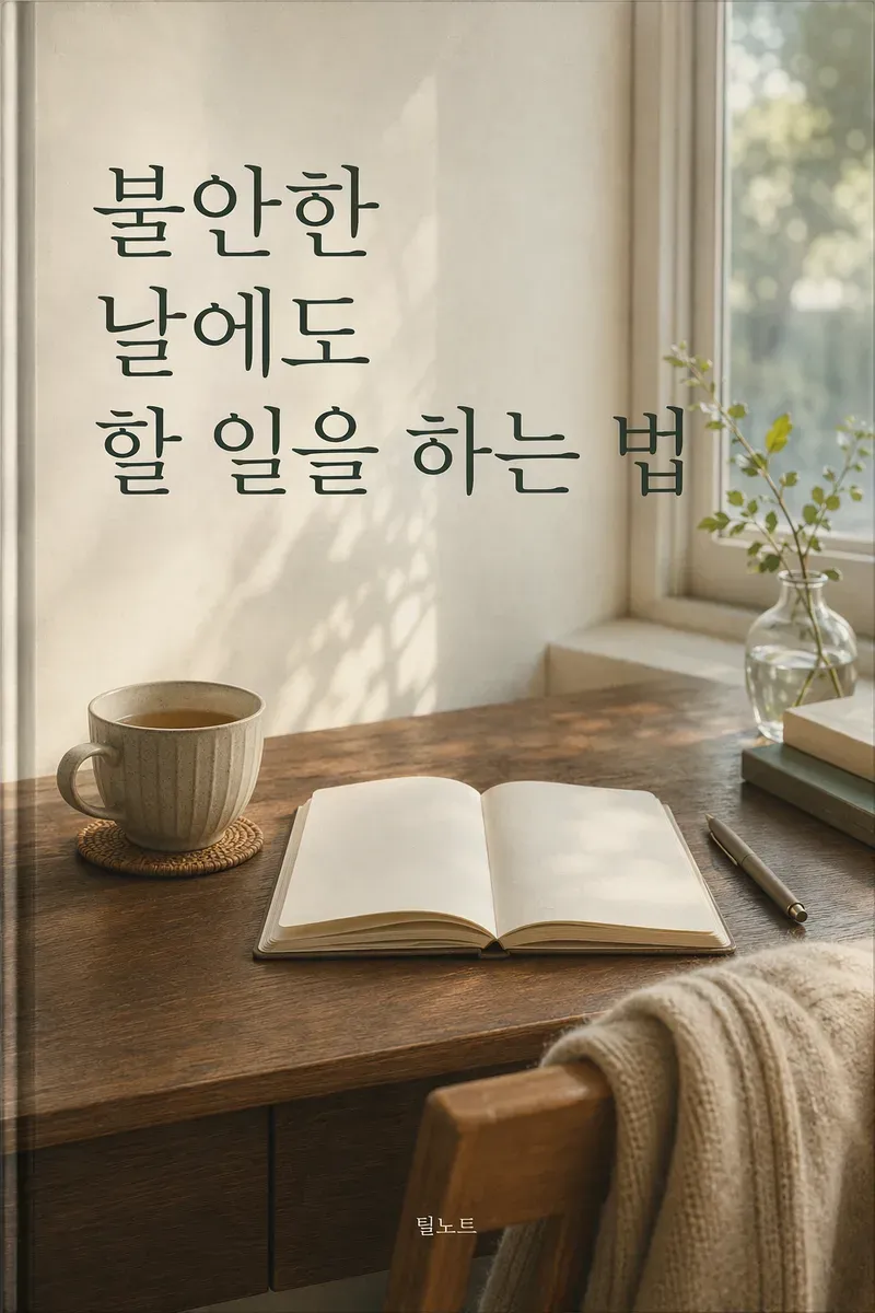 불안한 날에도 할 일을 하는 법