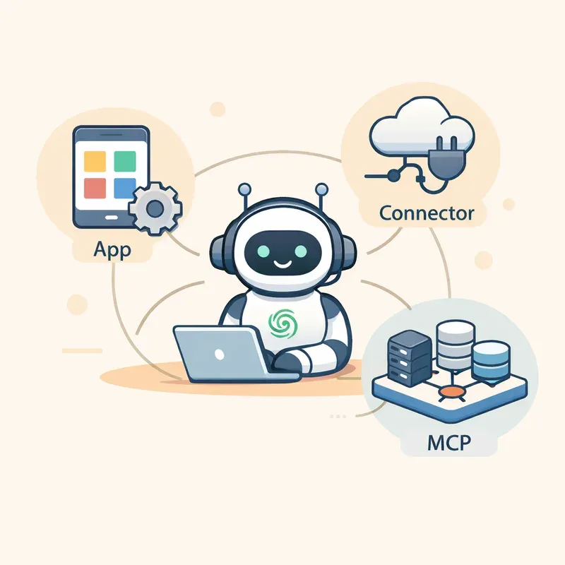 플러그인에서 앱·커넥터·MCP로