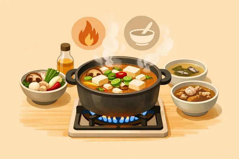 국, 찌개, 육수의 기본