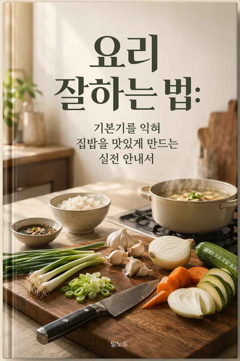 요리 잘하는 법: 기본기를 익혀 집밥을 맛있게 만드는 실전 안내서