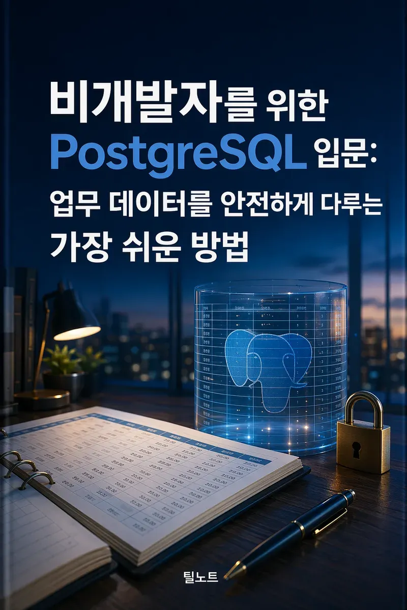 비개발자를 위한 PostgreSQL 입문: 업무 데이터를 안전하게 다루는 가장 쉬운 방법