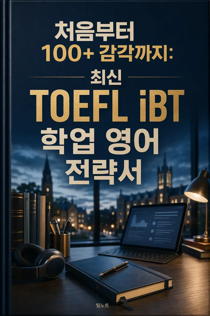 처음부터 100+ 감각까지: 최신 TOEFL iBT 학업 영어 전략서