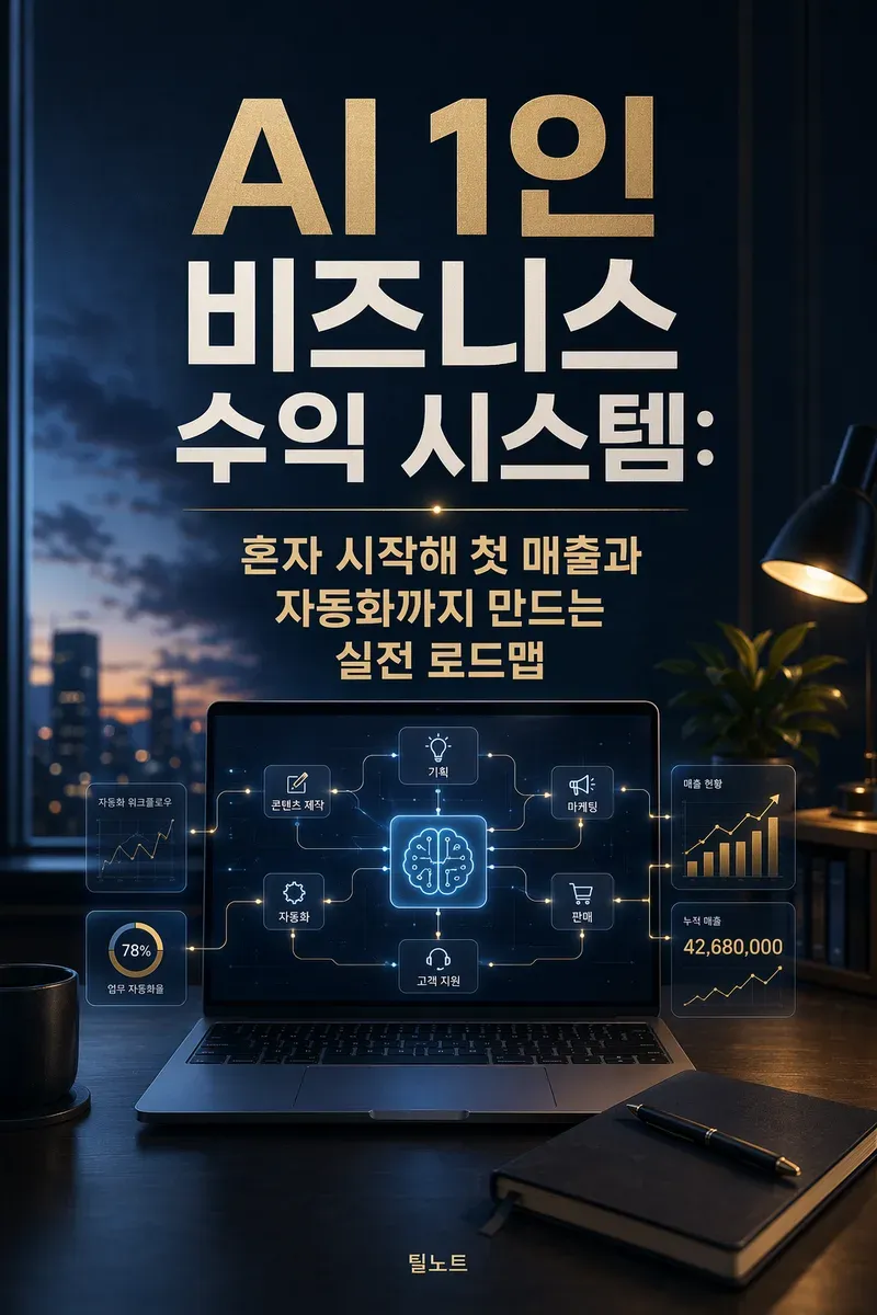 AI 1인 비즈니스 수익 시스템: 혼자 시작해 첫 매출과 자동화까지 만드는 실전 로드맵