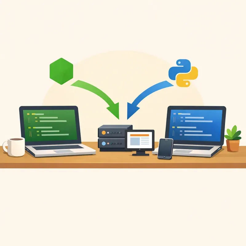 부록 B. Node.js와 Python 최소 예제