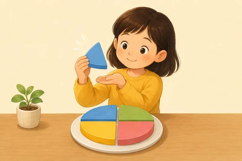 분수는 나눈 조각이 아니라 새로운 수