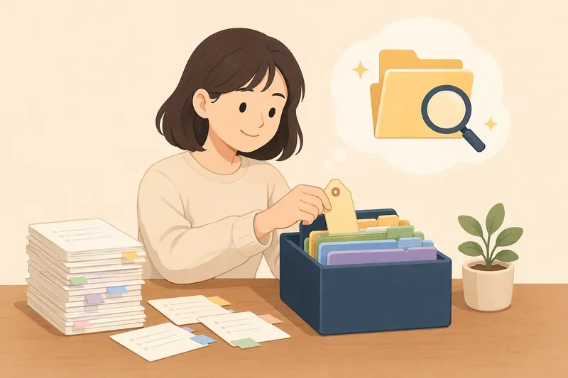태그와 폴더로 다시 찾는 기록 만들기