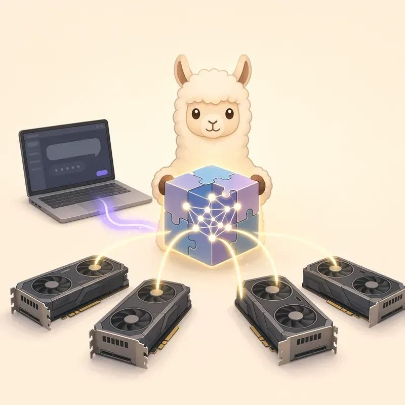 로컬 추론 도구로 멀티 GPU 시작하기
