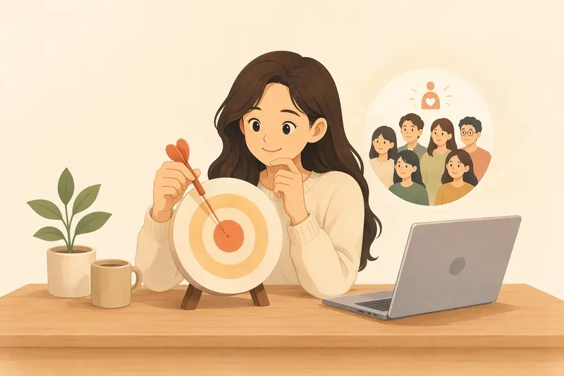 주제와 독자 시장을 정하는 법