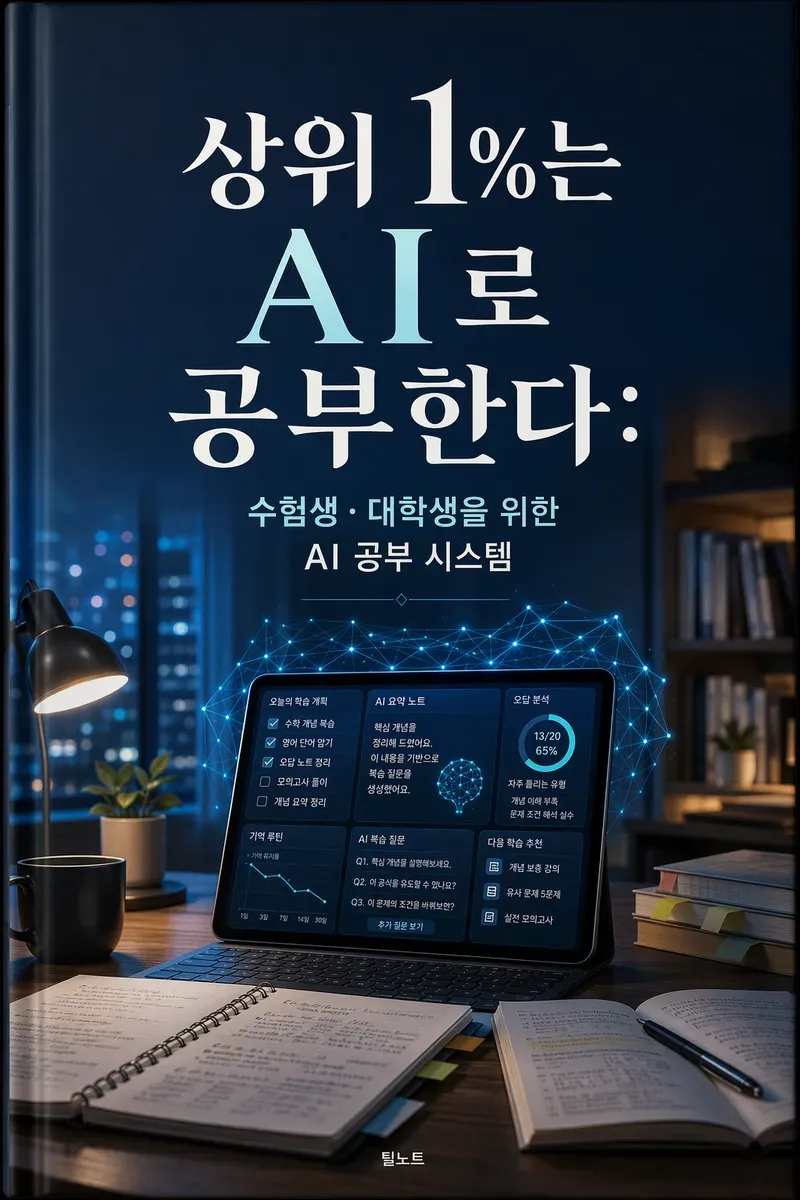 상위 1%는 AI로 공부한다: 수험생·대학생을 위한 AI 공부 시스템