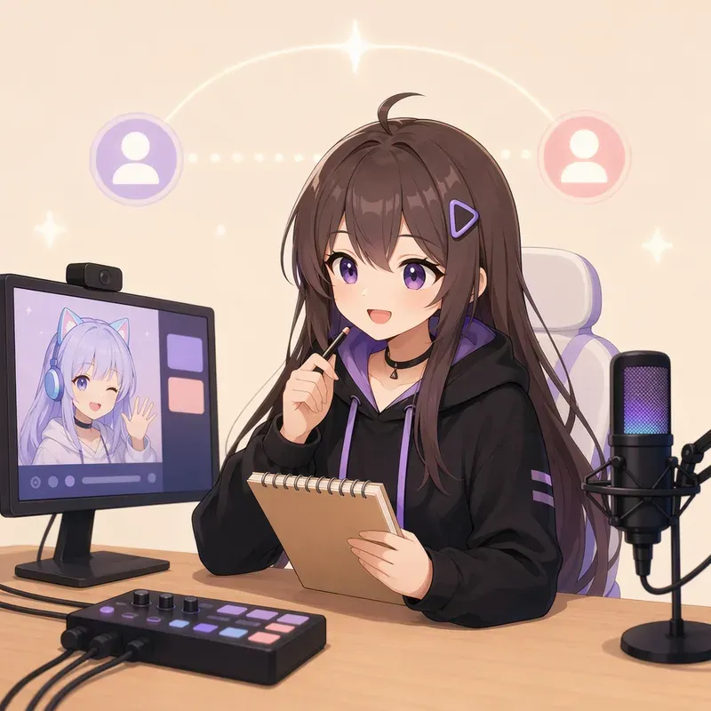 다른 VTuber와 함께하기